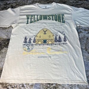 Yellowstone Shirt Dutton Ranch Large T-Shirt Western Cowboy Shirt Classic Tee
